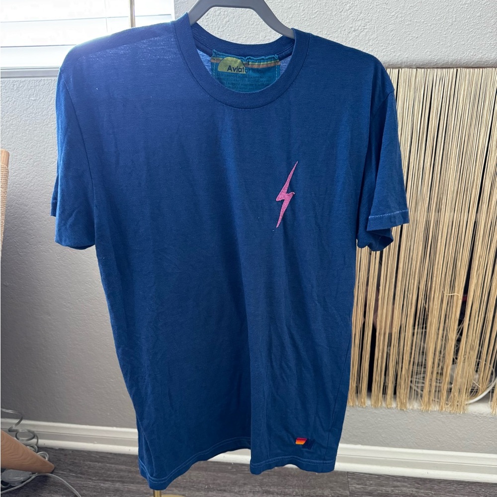 Aviator Nation Bolt Stitch Tee - Royal Blue